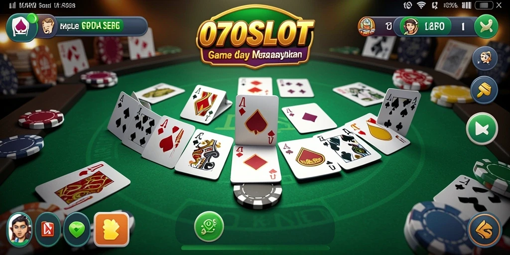 Tangkapan layar gameplay Gaple yang seru di 070SLOT.