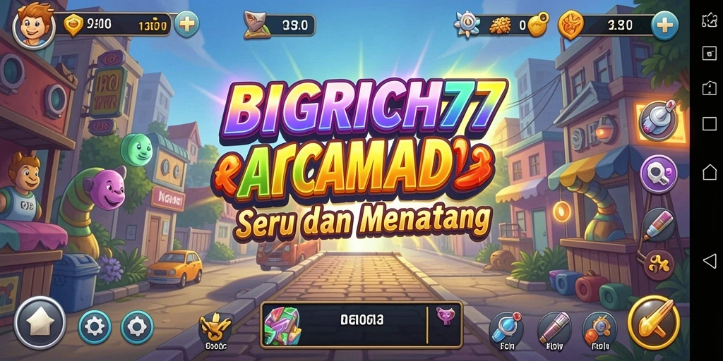 Screenshot menampilkan gameplay seru dan interaktif dari BIGRICH77.
