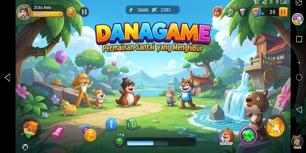 Screenshot gameplay <strong>DANAGAME</strong> menampilkan keseruan bermain dengan teman-teman.