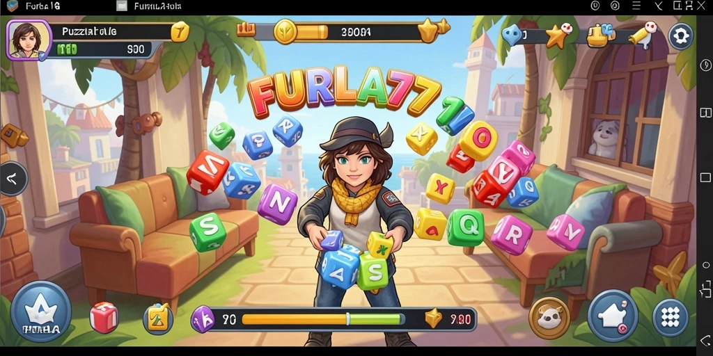 Tangkapan layar permainan FURLA77 menampilkan gameplay Puzzle yang menantang.