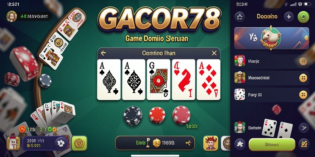 Tampilan gameplay GACOR78 yang menarik dan penuh warna.