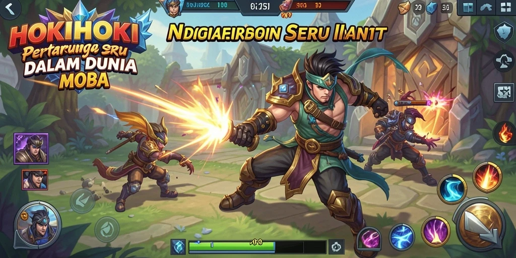 Tampilan menarik dan seru dari gameplay HOKIHOKI yang mendebarkan.