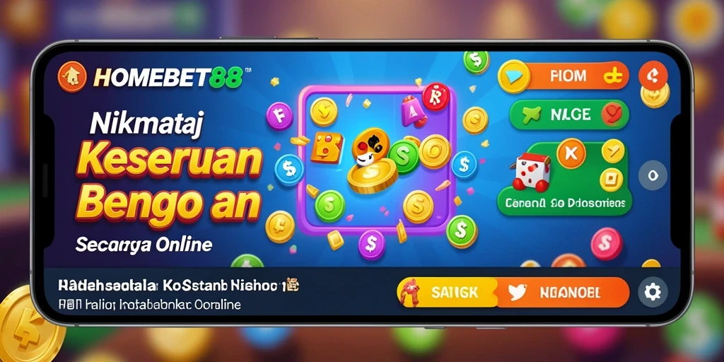 Screenshot gameplay HOMEBET88 menampilkan suasana seru permainan Bingo.