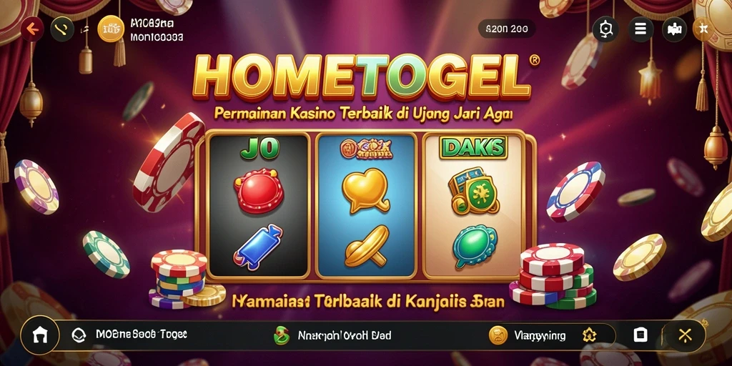 Tampilan gameplay menarik dari HOMETOGEL yang menggugah selera bertaruh.