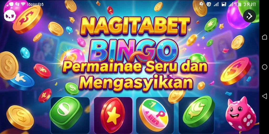 Screenshot menunjukkan pengalaman bermain seru di NAGITABET Bingo.