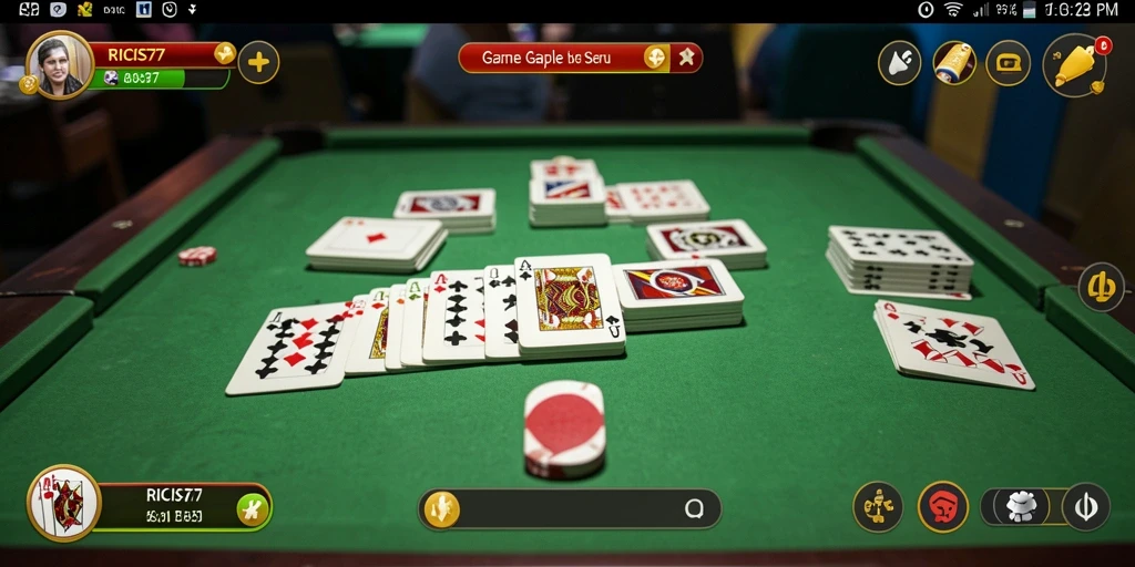 Tampilan gameplay RICIS77 yang menarik dan seru.