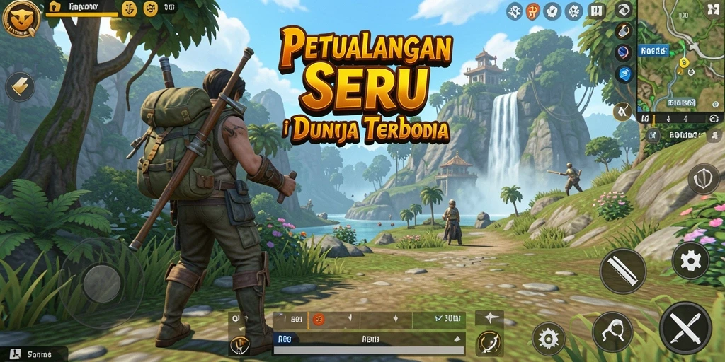Gameplay seru di dunia petualangan RP8 yang memikat.