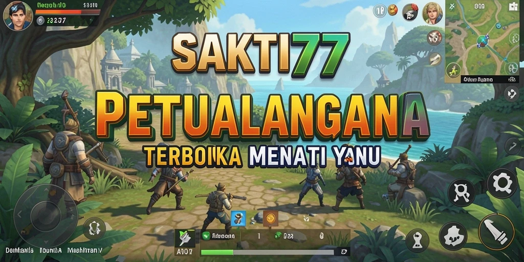 Screenshot gameplay SAKTI77 menampilkan aksi di dunia terbuka yang dinamis.
