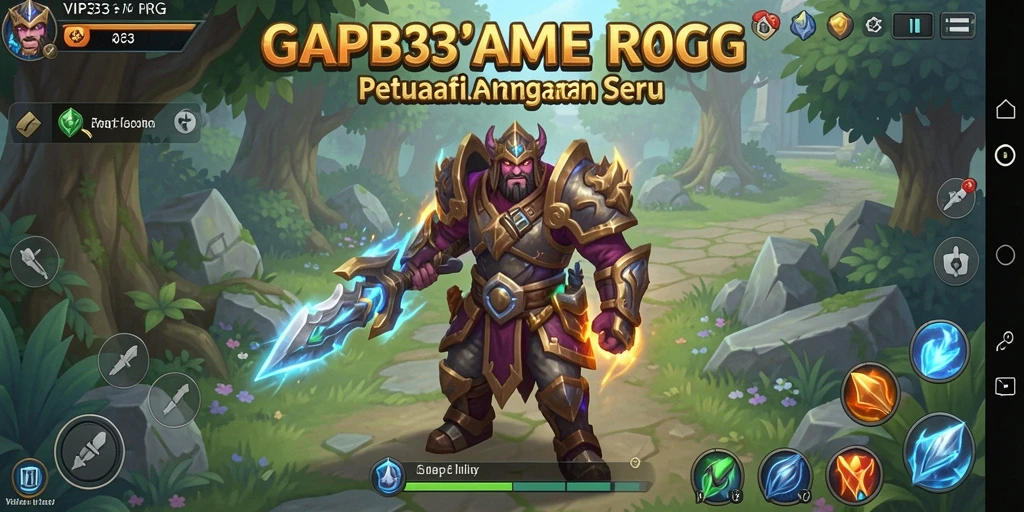 Tampilan gameplay RPG VIP333 dengan aksi pertarungan yang mendebarkan.